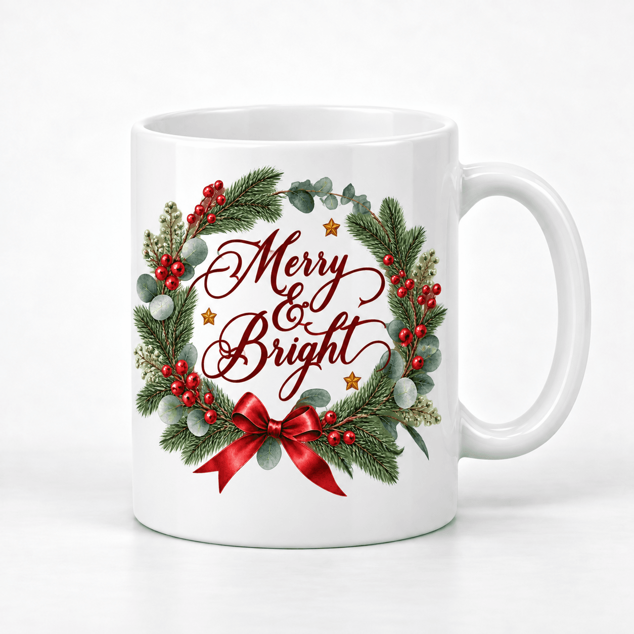 Cană de Crăciun - Merry & Bright