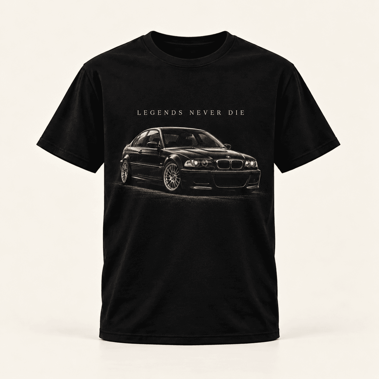 BMW e46, negru