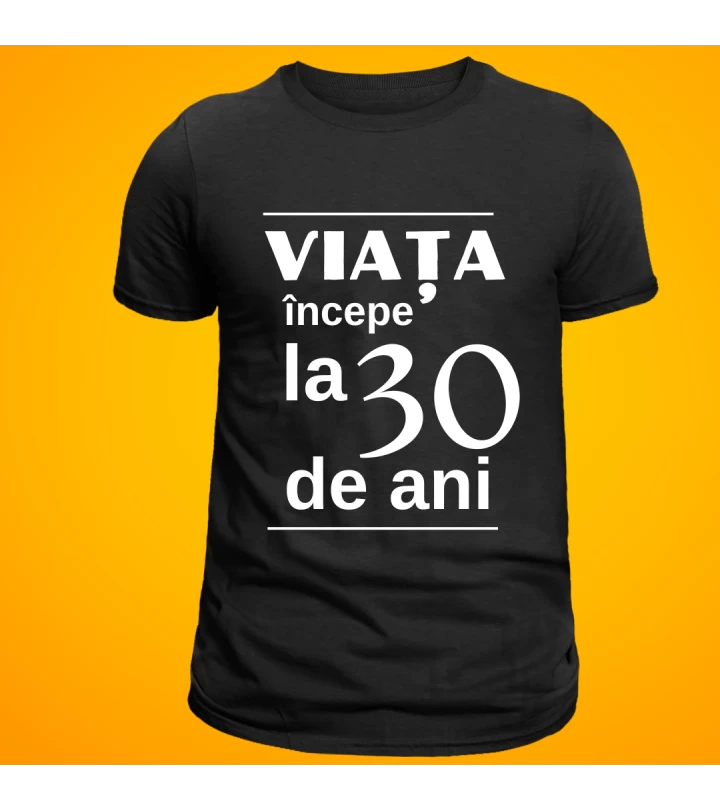 Tricou personalizat 30 ani